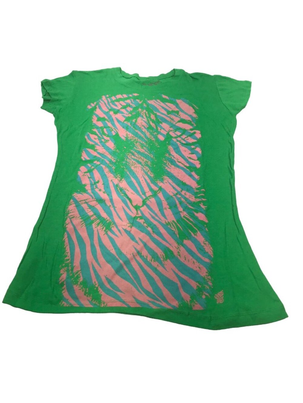 James Brothers Women's Size Medium Graphic Lion Short Sleeve Tee Shirt NWOT